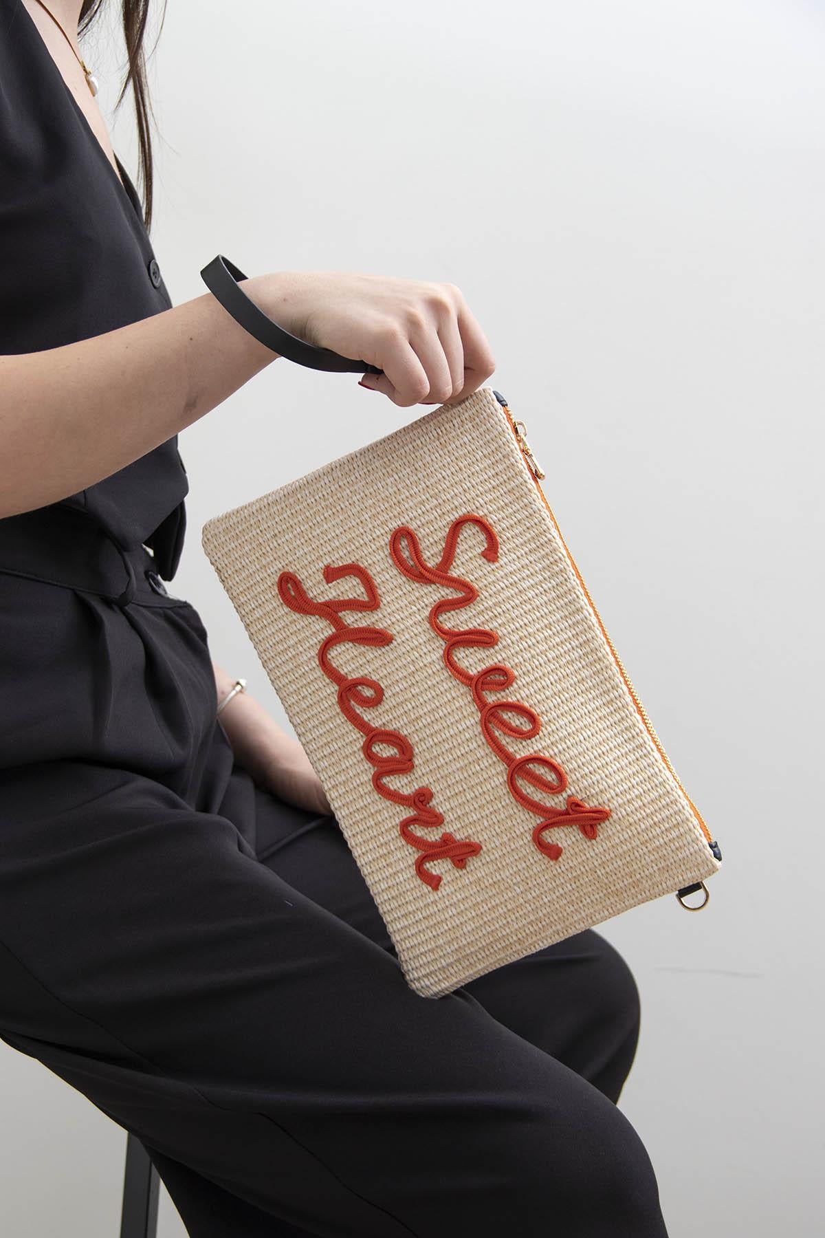 Silver & Polo Bej - Orange SP1034 Kadın Portföy & Clutch