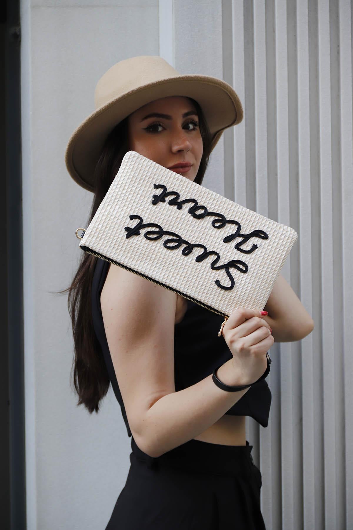 Silver & Polo Bej - Siyah SP1034 Kadın Portföy & Clutch