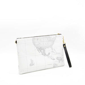 Silver & Polo Beyaz - Antrasit SP1034 Kadın Portföy & Clutch