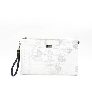 Silver & Polo Beyaz - Antrasit SP1034 Kadın Portföy & Clutch