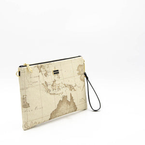 Silver & Polo Koyu Bej - A.Taba SP1034 Kadın Portföy & Clutch