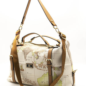 Silver & Polo Bej - A.Taba SP1064 Kadın Seyahat Çantası