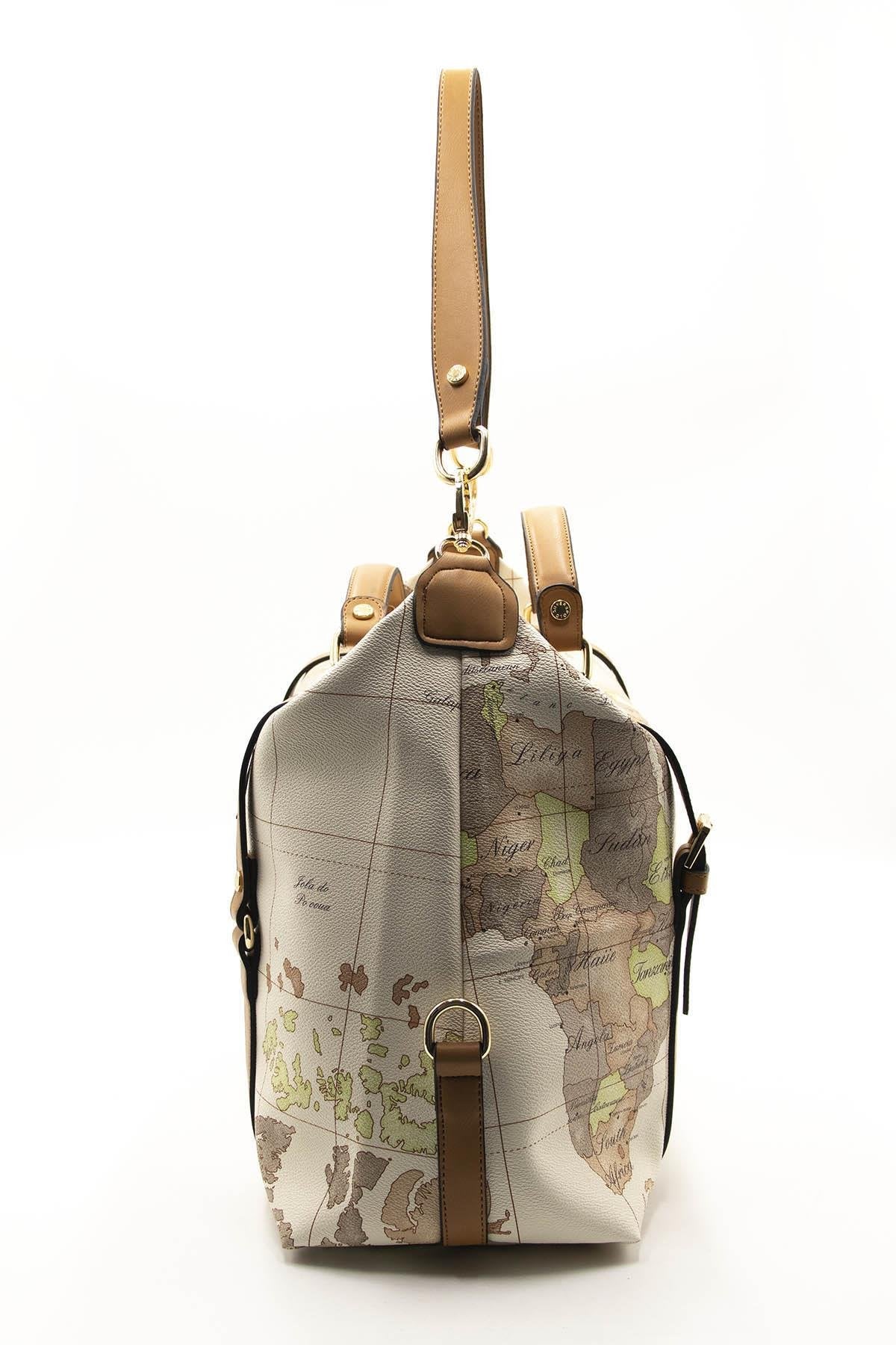 Silver & Polo Bej - A.Taba SP1064 Kadın Seyahat Çantası