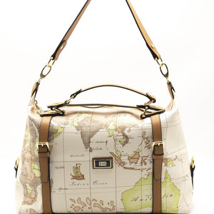 Silver & Polo Bej - A.Taba SP1064 Kadın Seyahat Çantası