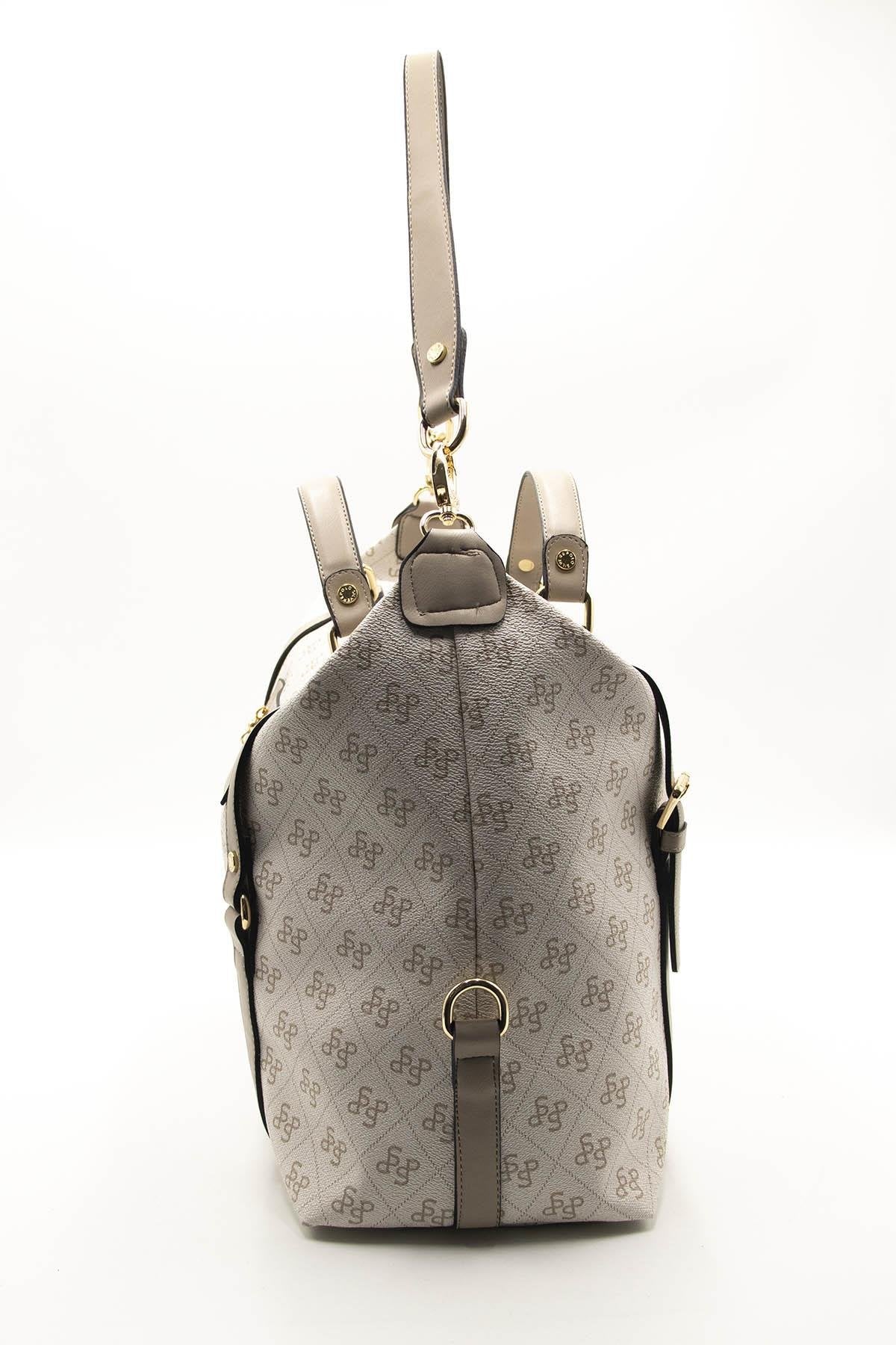 Silver & Polo Bej - Kum SP1064 Kadın Seyahat Çantası