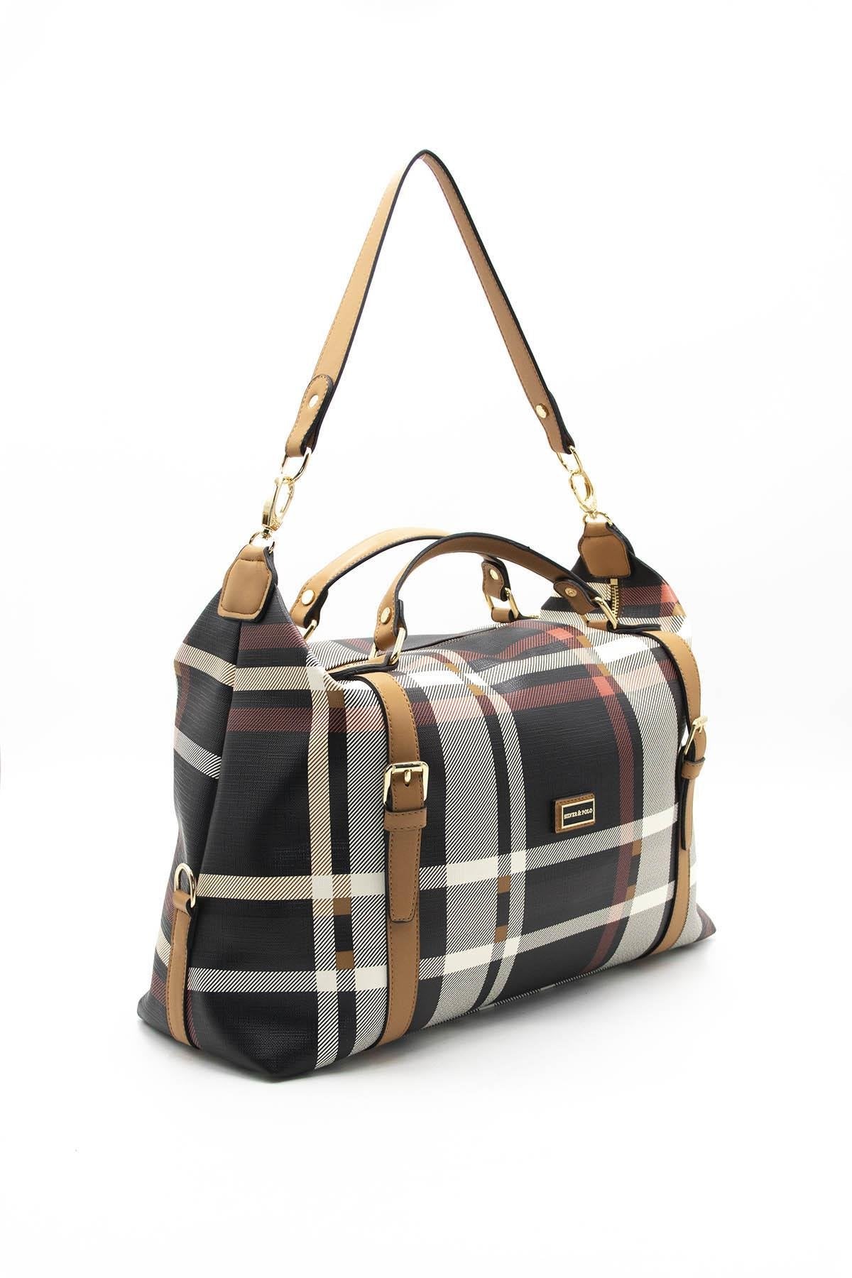 Silver & Polo Siyah - A.Taba SP1064 Kadın Seyahat Çantası