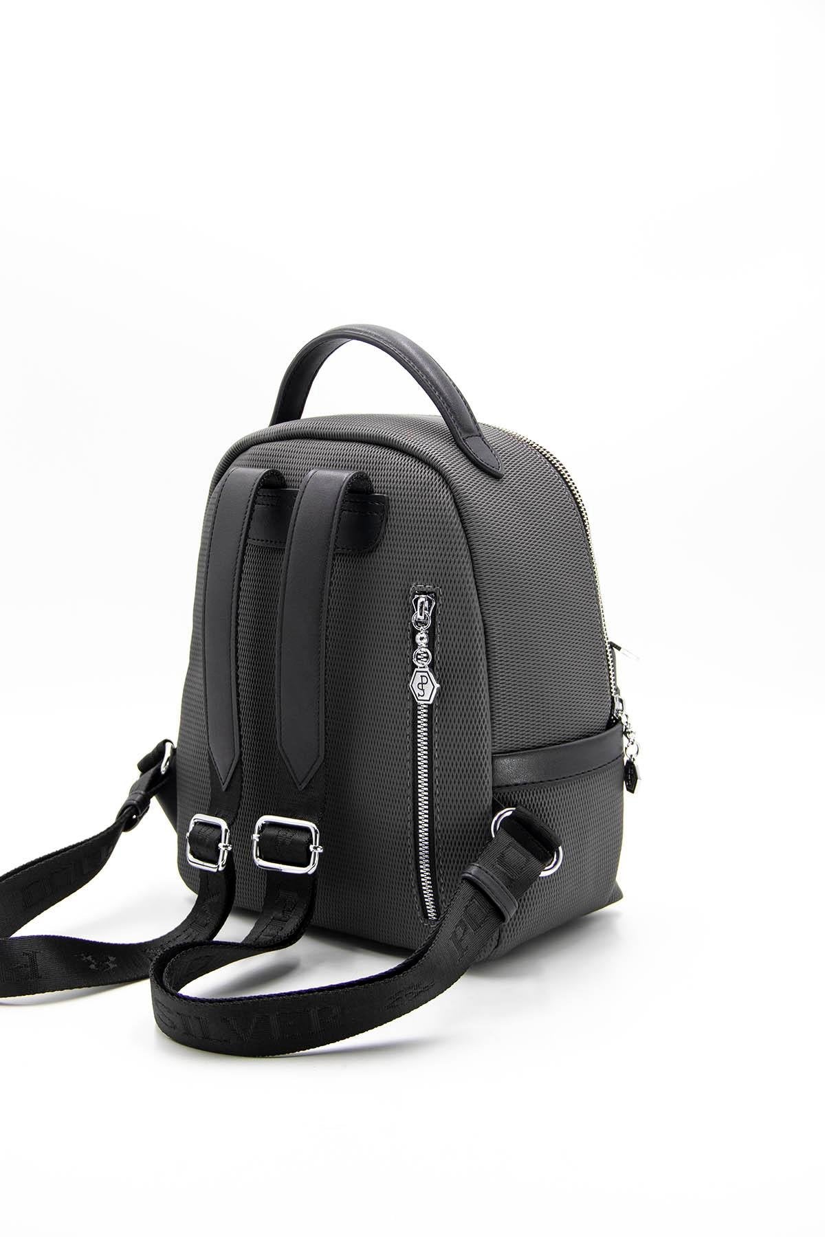 Silver & Polo Antrasit - Siyah SP1061 Kadın Sırt Çantası