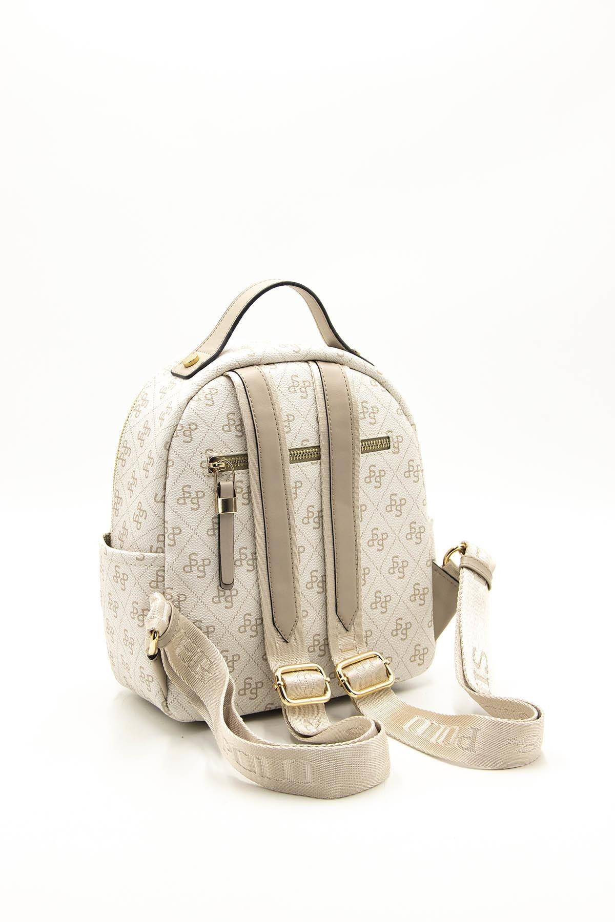 Silver & Polo Bej - Kum SP1130 Kadın Sırt Çantası