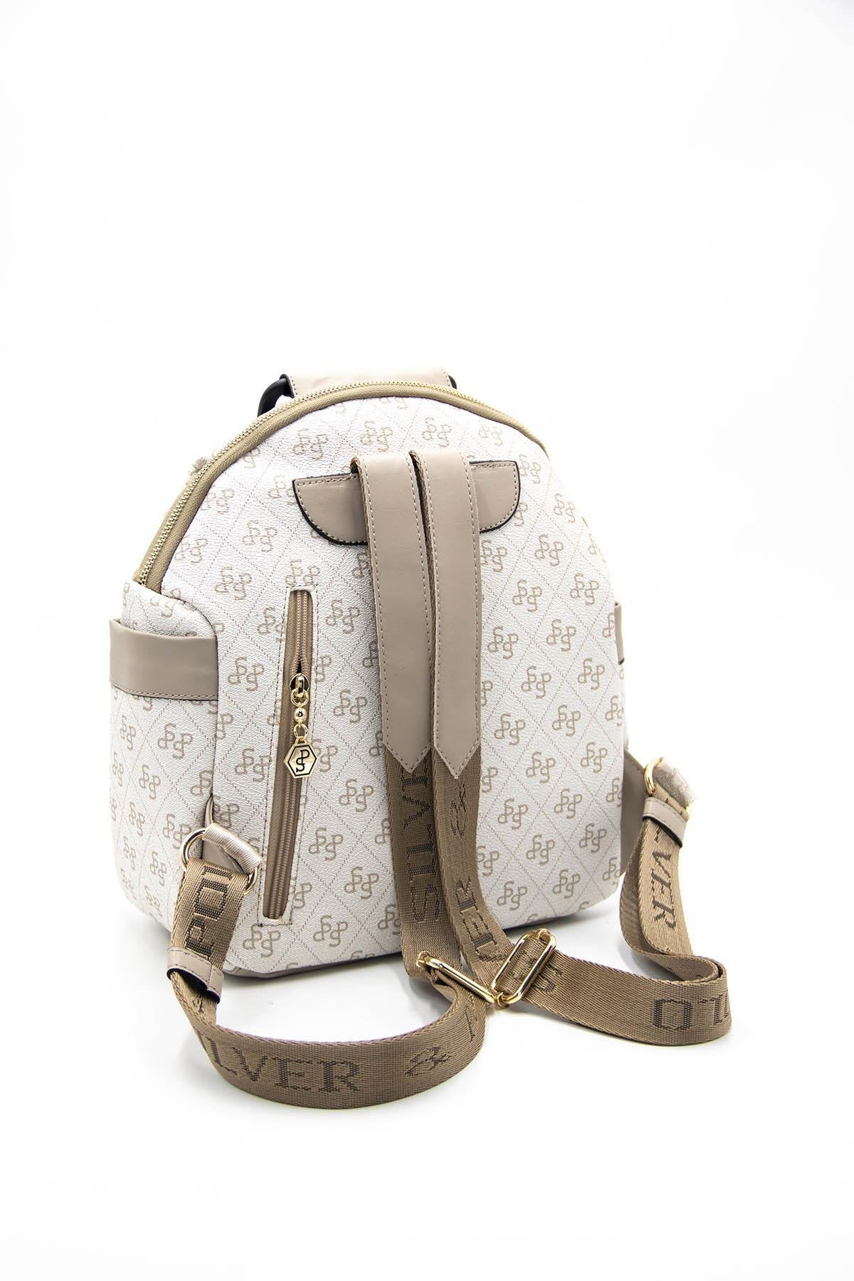 Silver & Polo Bej - Kum SP771 Kadın Sırt Çantası