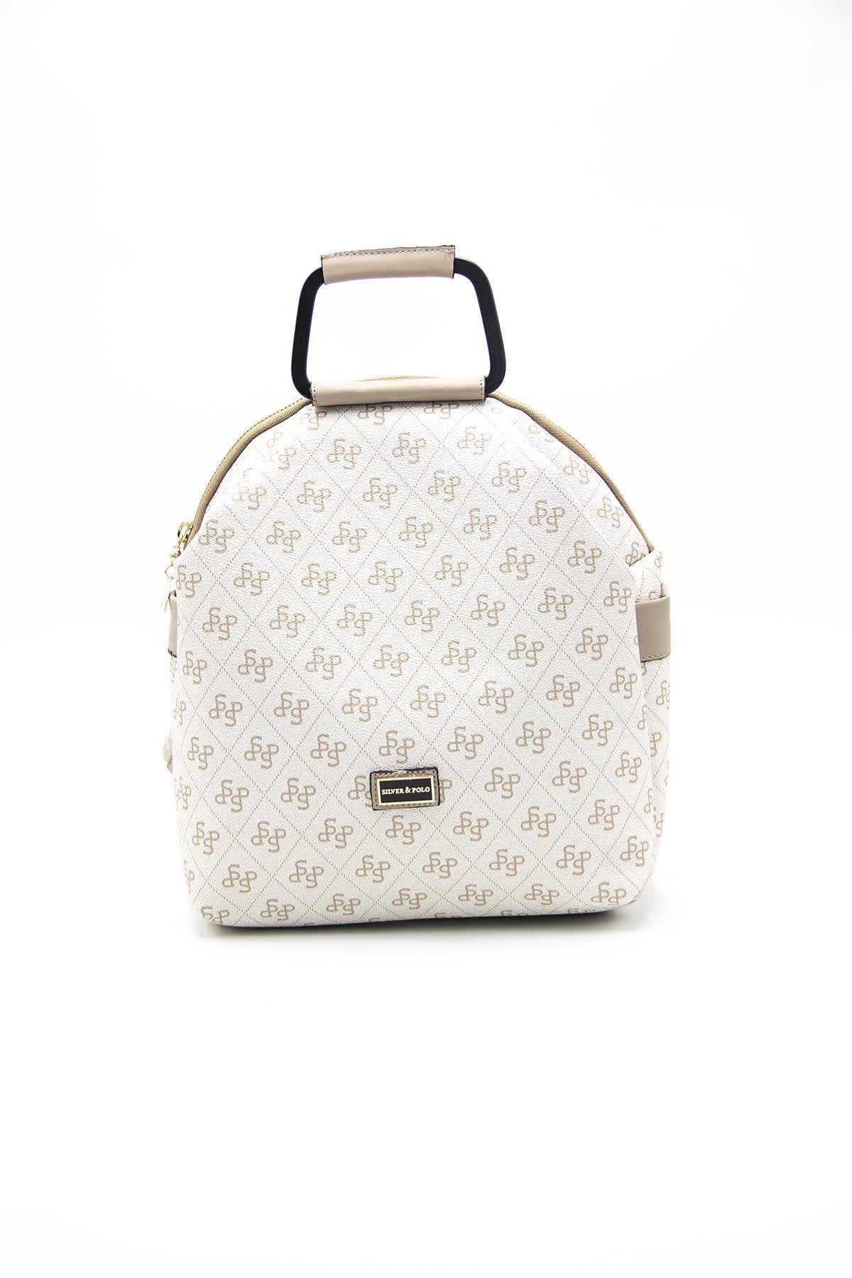 Silver & Polo Bej - Kum SP771 Kadın Sırt Çantası