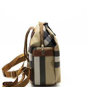 Silver & Polo Bej - Taba SP771 Kadın Sırt Çantası