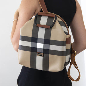 Silver & Polo Bej - Taba SP771 Kadın Sırt Çantası