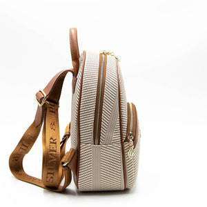 Silver & Polo Bej - Taba SP945 Kadın Sırt Çantası