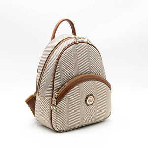 Silver & Polo Bej - Taba SP945 Kadın Sırt Çantası