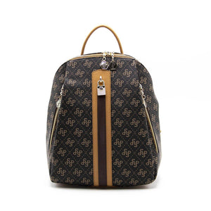 Silver & Polo Kahve Sarı - A.Taba SP1123 Kadın Sırt Çantası