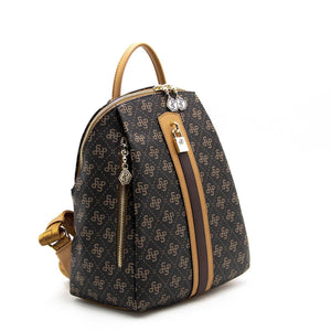 Silver & Polo Kahve Sarı - A.Taba SP1123 Kadın Sırt Çantası