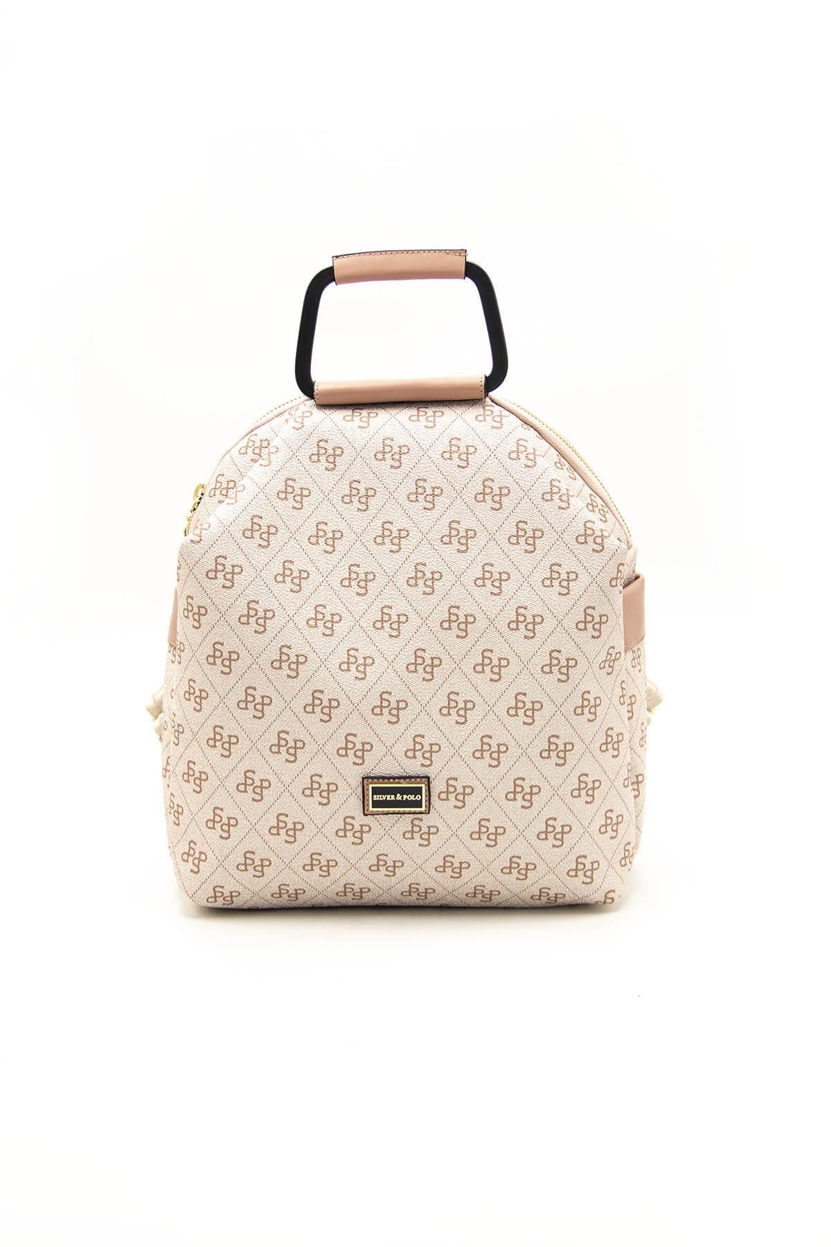 Silver & Polo Pembe - Somon SP771 Kadın Sırt Çantası