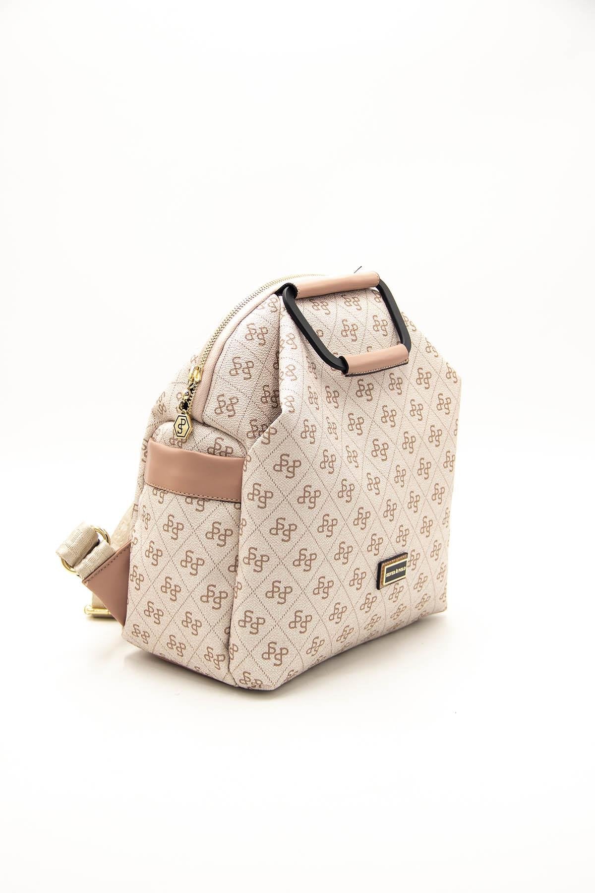 Silver & Polo Pembe - Somon SP771 Kadın Sırt Çantası