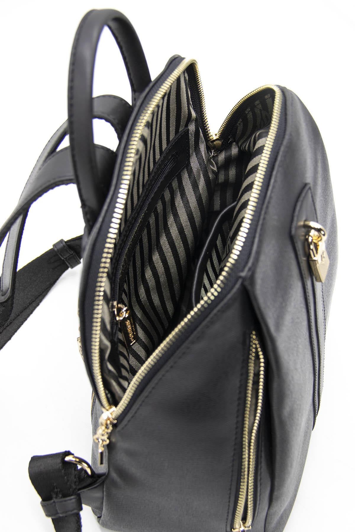 Silver & Polo Siyah Platin  - Siyah SP1123 Kadın Sırt Çantası