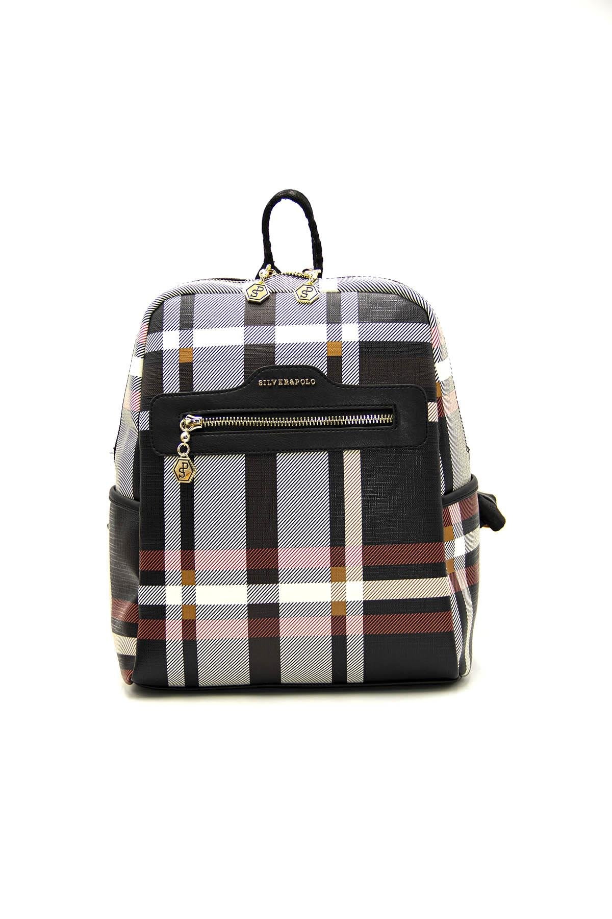 Silver & Polo Siyah - Siyah SP866 Kadın Sırt Çantası