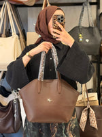 Nas Bag Yumuşak Dokulu & Çok Bölmeli El ve Omuz Çantası - 1486
