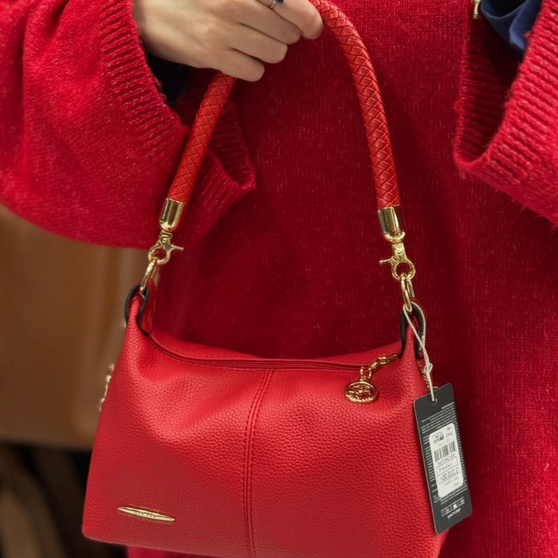 Nas Bag Kırmızı Kadın Mini Omuz ve Çapraz Çanta - 1469 - 3
