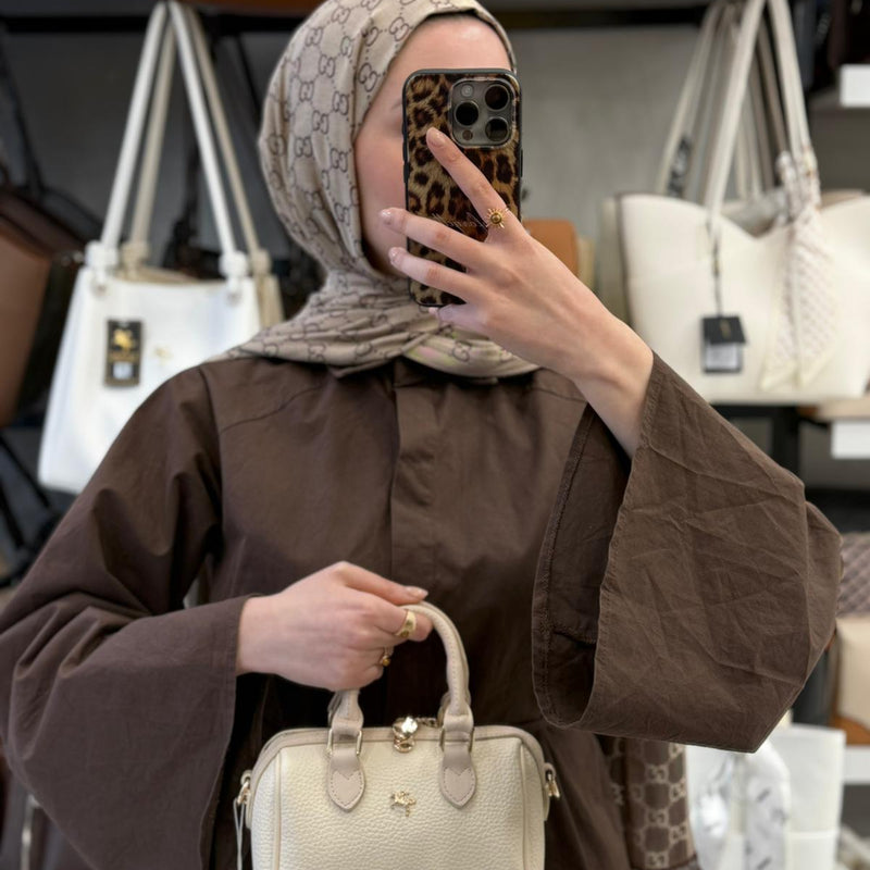 Nas Bag Krem Mini Kadın El ve Omuz Çantası – 1475 - 8