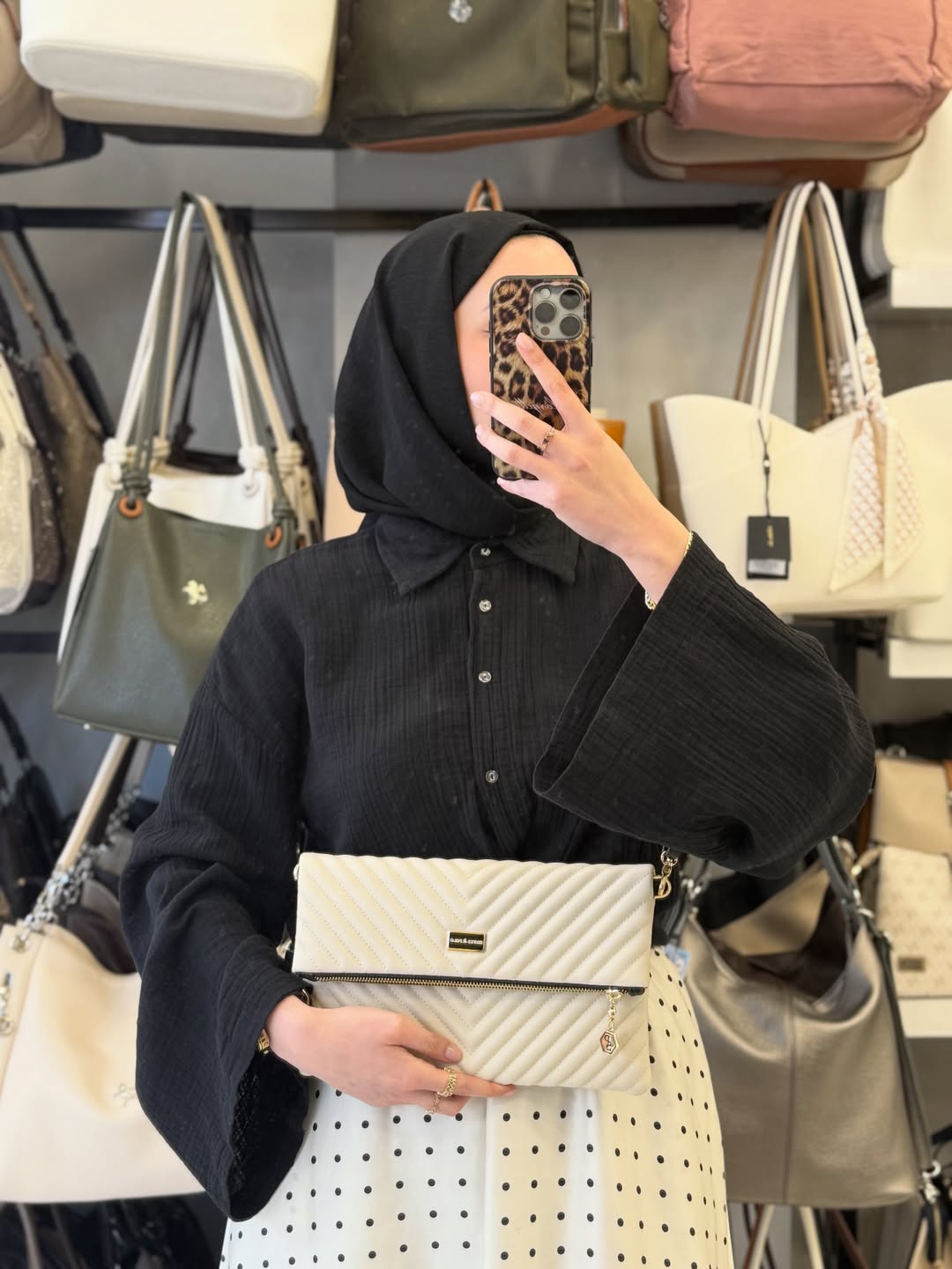 Silver & Polo Bej Rengi Kapitone Detaylı Clutch & Omuz Çantası - SP1134