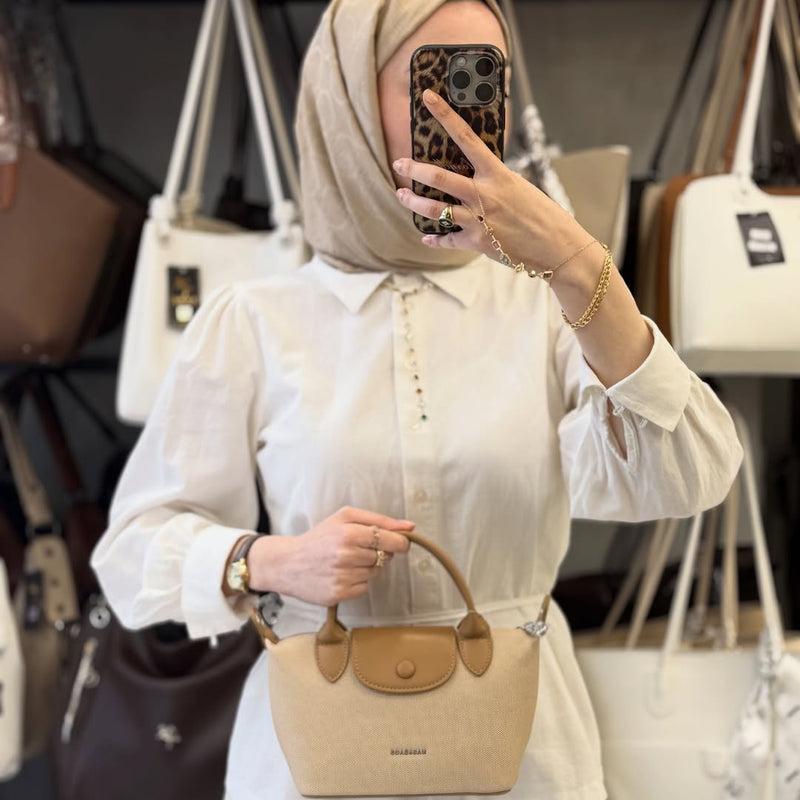 Nas Bag Mini El ve Omuz Çantası + Cüzdan Seti - ns26009 - 4
