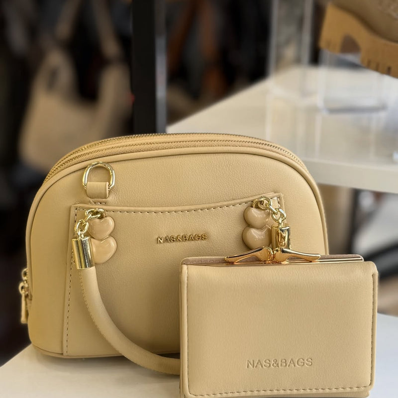 NASBAG Çok Bölmeli Kadın El ve Çapraz Çantası - NS26019 - 3
