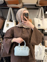 Nas Bag Mavi Mini Kadın El ve Omuz Çantası – 1475