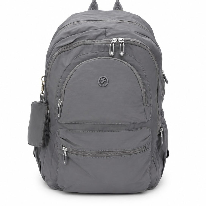 Nas Bag Gri Su Geçirmez Okul-Seyahat Çantası -NS2340 - 1