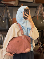 Nas Bag Pembe Su Geçirmez Geniş Hacimli Kadın Çantası - NS2341