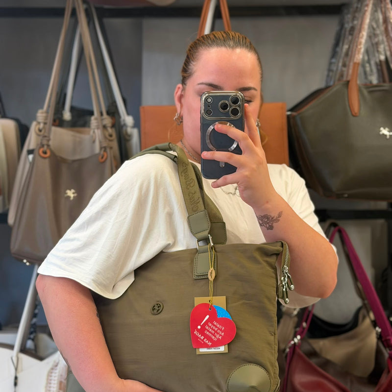 Nas Bag Haki Su Geçirmez Geniş Hacimli Kadın Çantası - NS2341 - 1