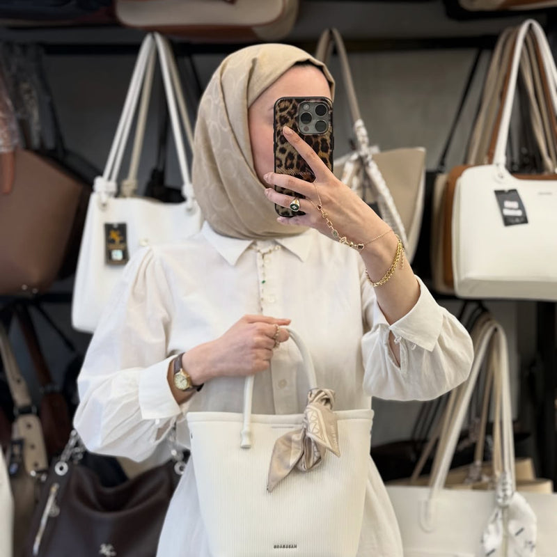 Nas Bag Cüzdan Setli Fularlı El ve Omuz Çantası - ns26007