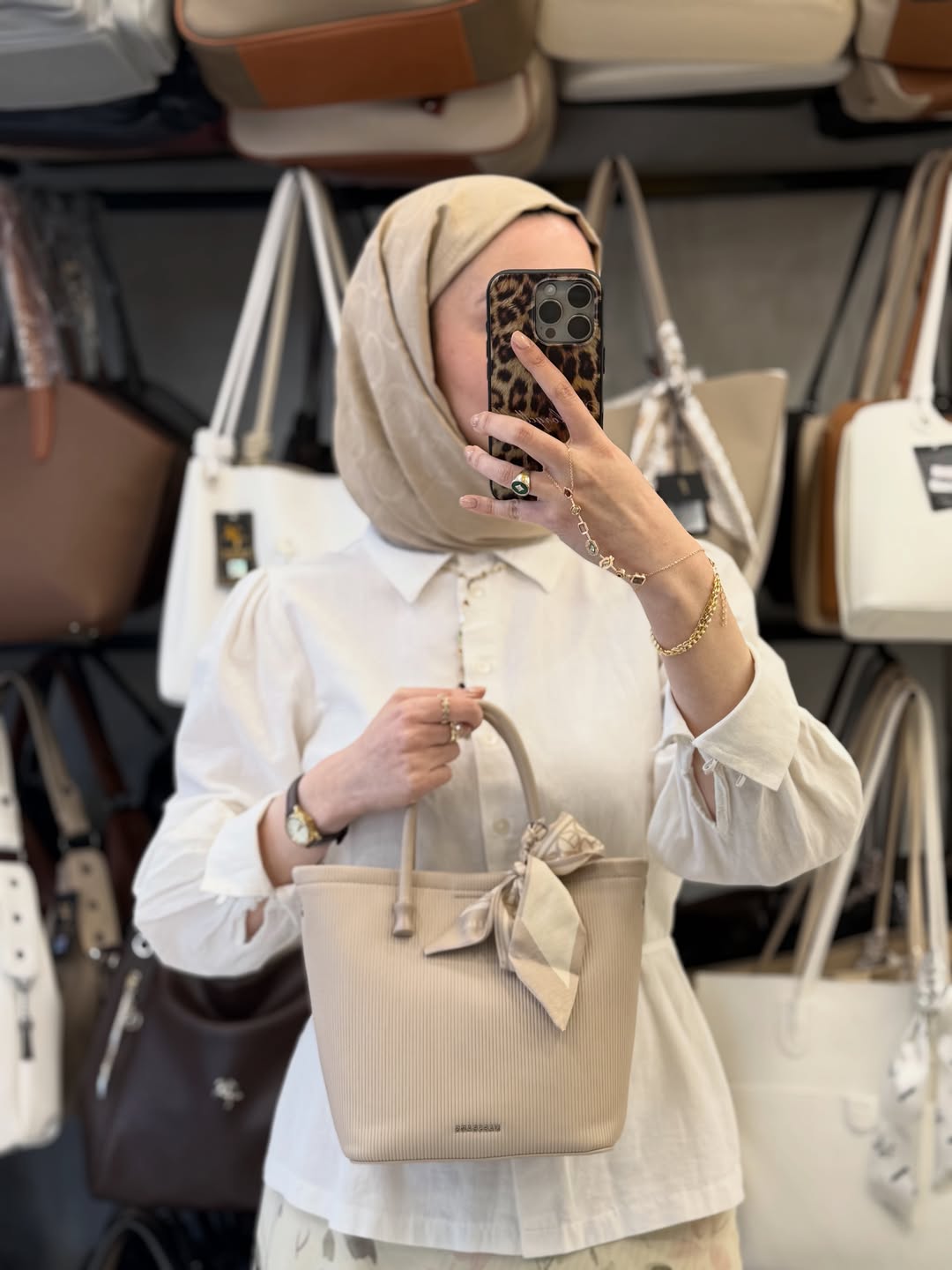 Nas Bag Cüzdan Setli Fularlı El ve Omuz Çantası - ns26007