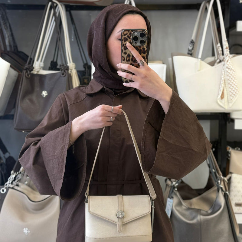 Nas Bag Krem Omuz ve Çapraz Çanta - NS26014 - 1