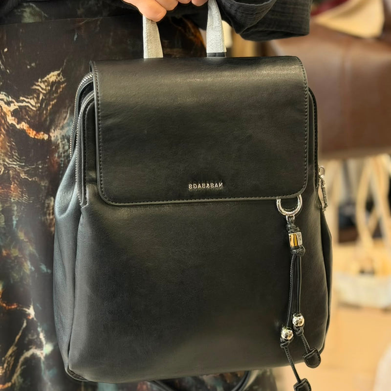 Nas Bag Siyah Cüzdanlı Kadın Sırt Çantası - NS26031 - 11
