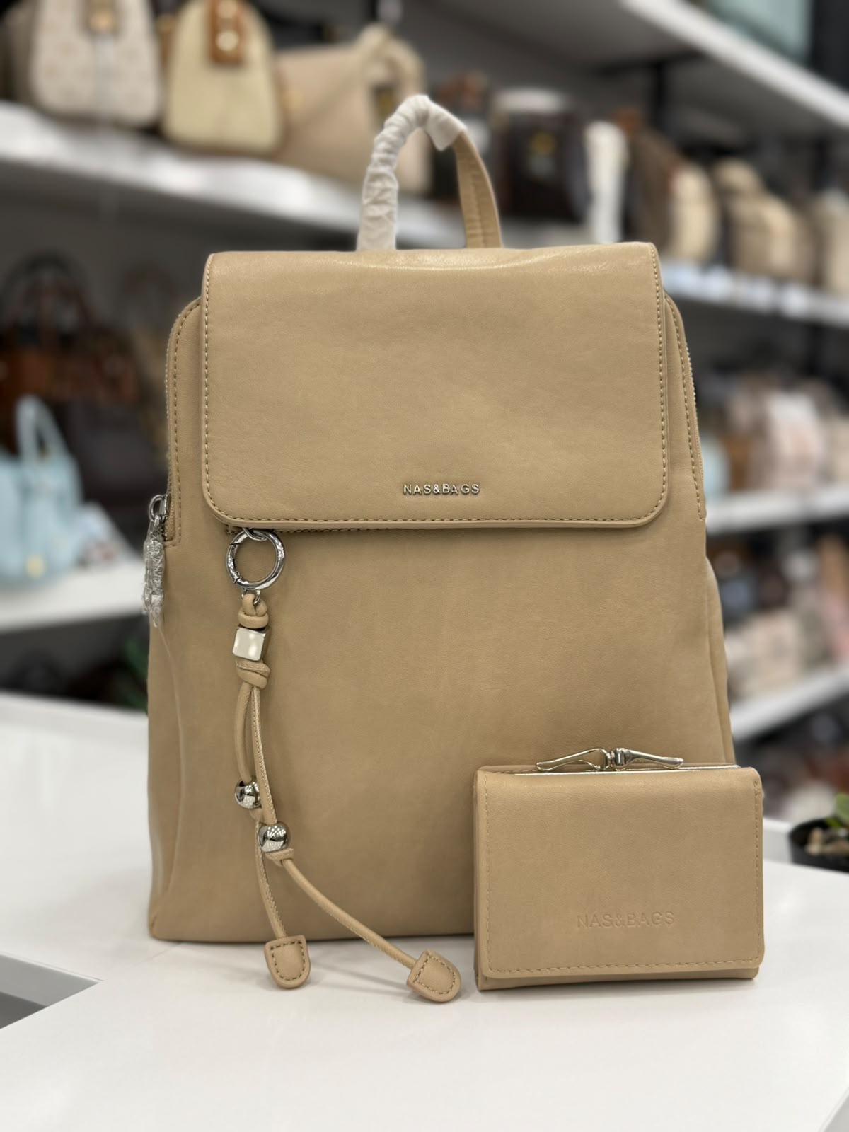 Nas Bag Vizon Cüzdanlı Kadın Sırt Çantası - NS26031