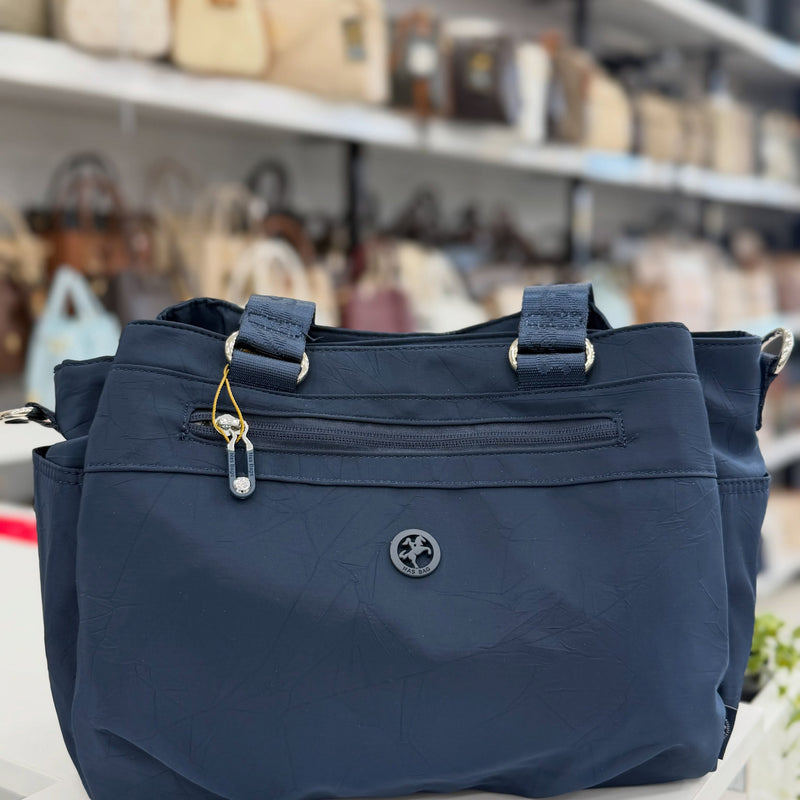 Nas Bag Lacivert Su Geçirmez Çok Bölmeli Kadın Çantası - NS26072 - 3