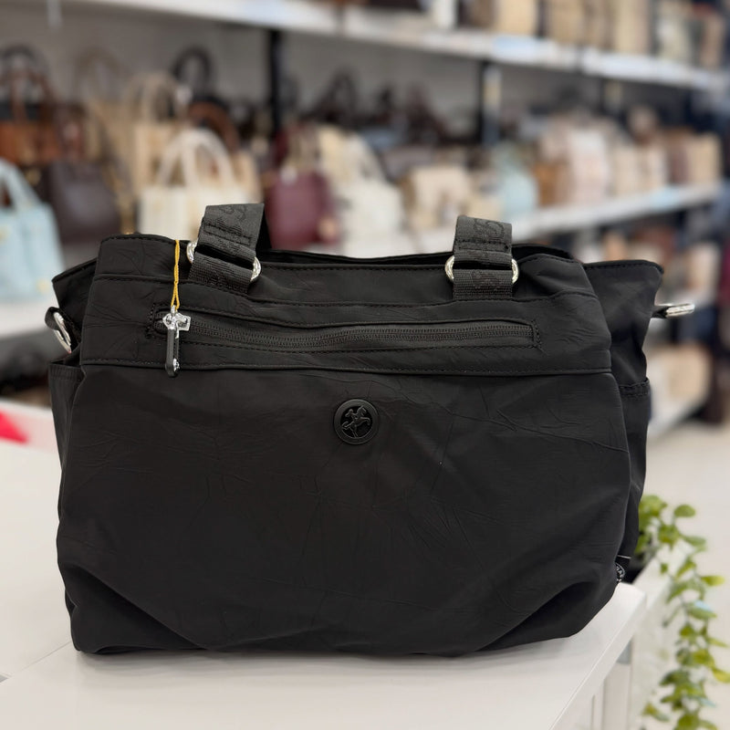 Nas Bag Siyah Su Geçirmez Çok Bölmeli Kadın Çantası - NS26072 - 3