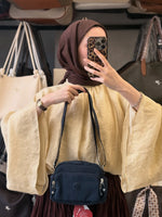 Nas Bag Lacivert Mini Paraşüt Kumaş Çapraz Çanta - ns26073