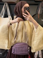 Nas Bag Mor Mini Paraşüt Kumaş Çapraz Çanta - ns26073