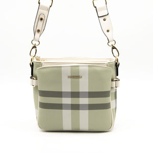 Silver & Polo A.Yeşil - Kemik SP884 Kadın Çapraz Çanta