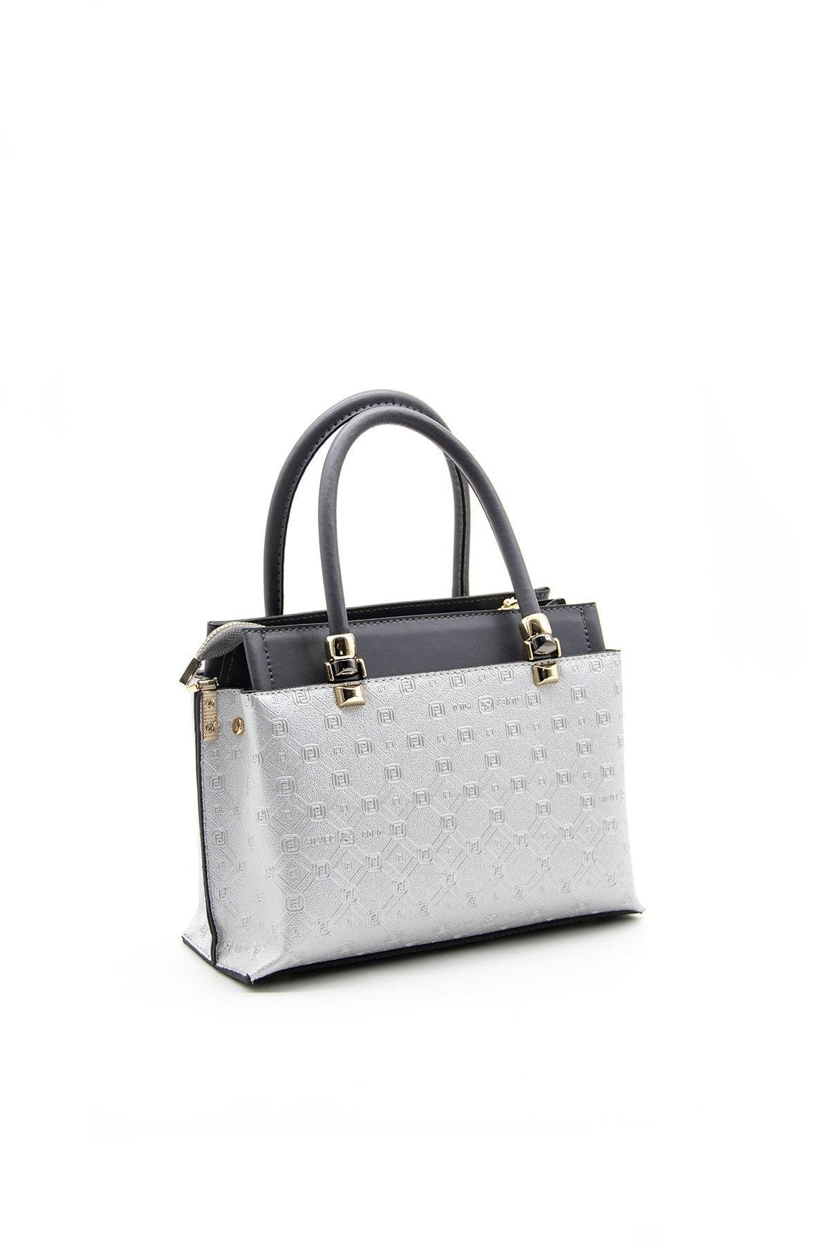 Silver & Polo A.gümüş - Antrasit SP826 Kadın El Çantası
