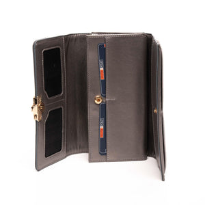 Silver & Polo A.gümüş - Antrasit SP979 Kadın Cüzdan & Kartlık