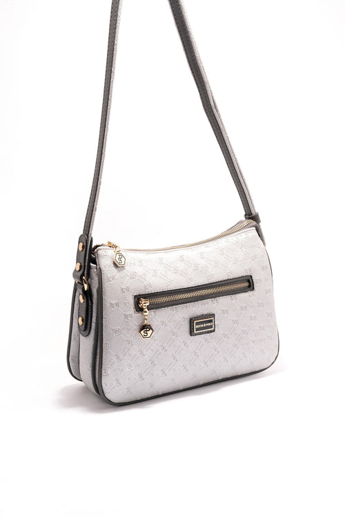 Silver & Polo A.gümüş - Antrasit SP818 Kadın Çapraz Çanta