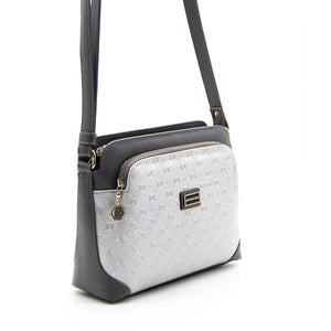 Silver & Polo A.gümüş - Antrasit SP364 Kadın Çapraz Çanta