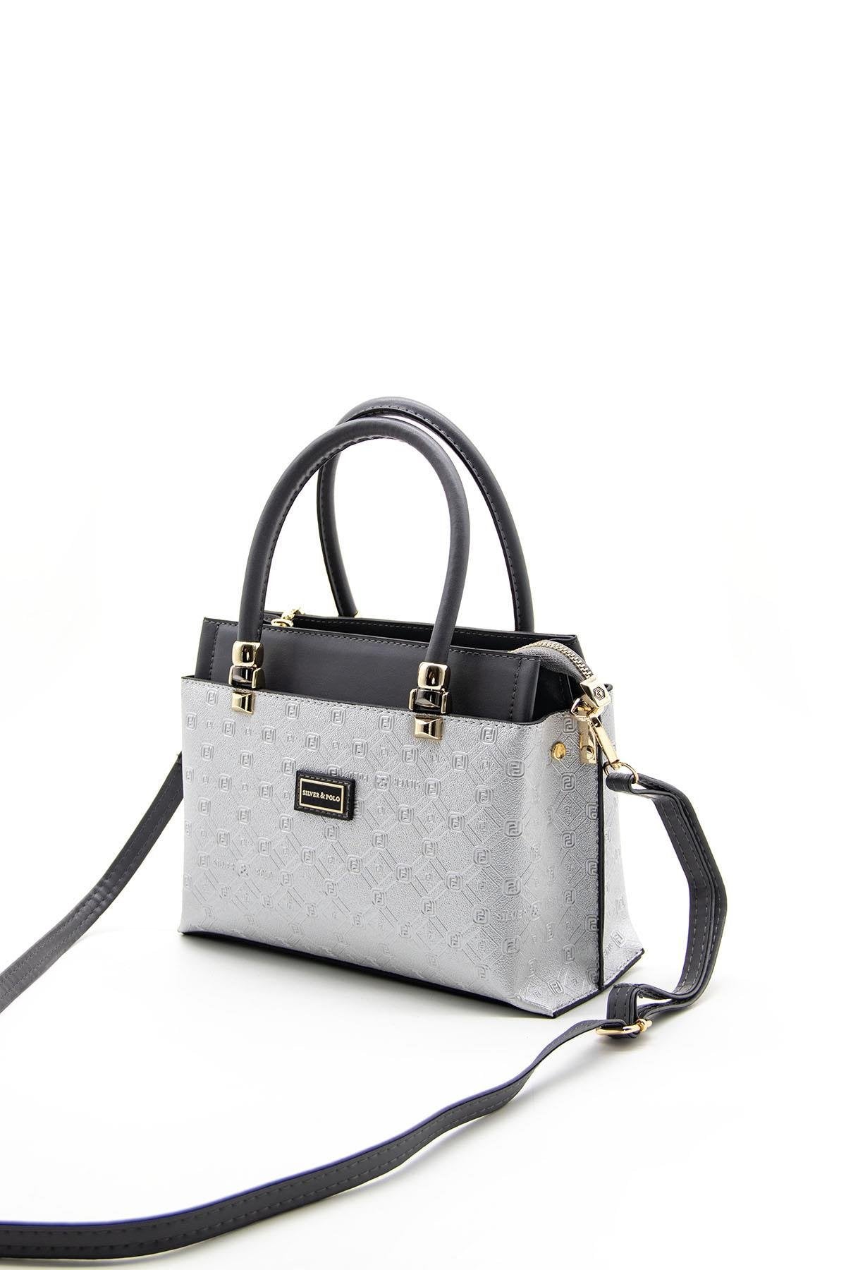 Silver & Polo A.gümüş - Antrasit SP826 Kadın El Çantası