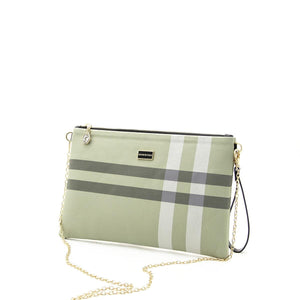 Silver & Polo A.Yeşil - Kemik SP1034 Kadın Portföy & Clutch